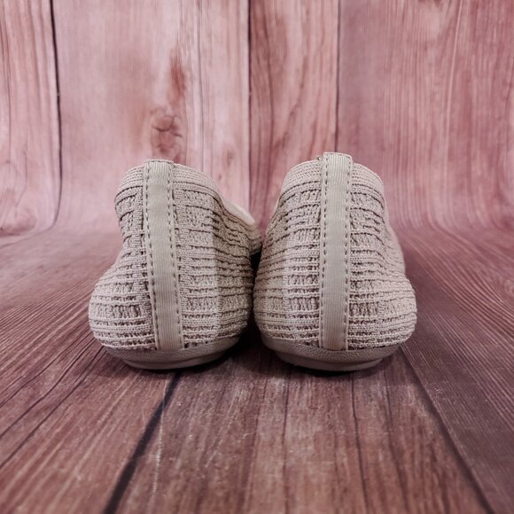 Skechers Cleo Point Toe Ballet Flats Womens Size 8.5 Knit Slip On Natural 158308 - Picture 11 of 15